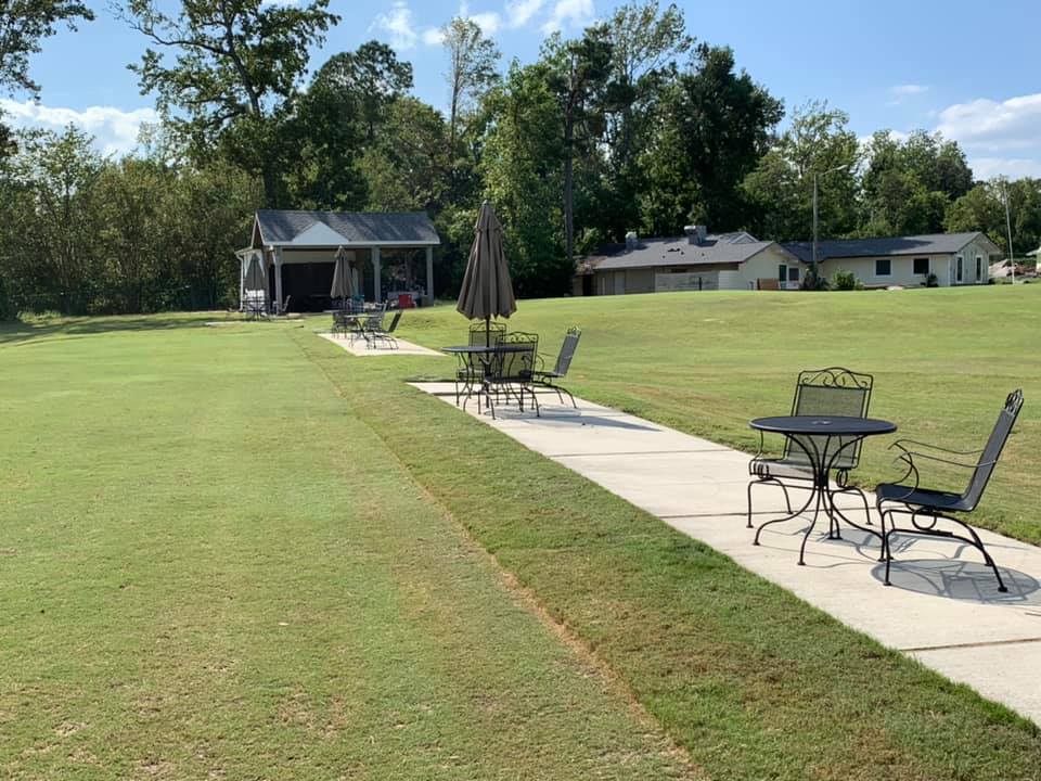 View of a patio area at Ironclad