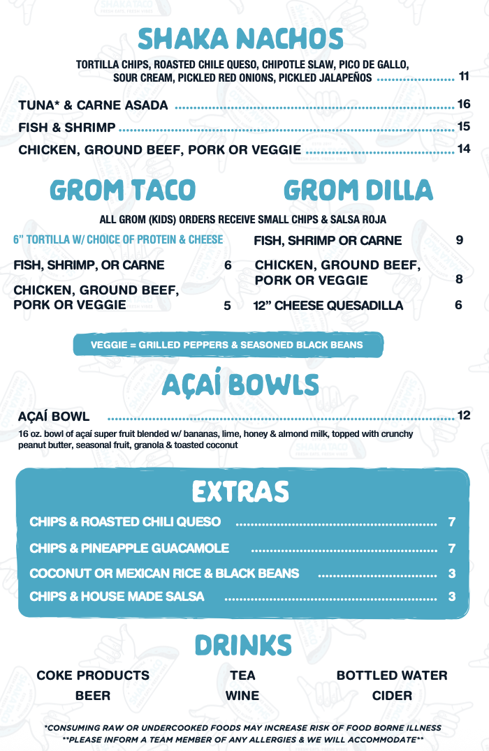Lunch/Dinner Menu 2
